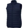 Navy - Side - Elevate Womens-Ladies Pallas Insulated Body Warmer