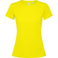 Fluorescent Yellow - Front - Roly Womens-Ladies Estoril Short-Sleeved T-Shirt