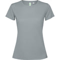 Grey - Front - Roly Womens-Ladies Estoril Short-Sleeved T-Shirt