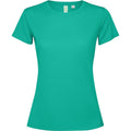 Jade Green - Front - Roly Womens-Ladies Estoril Short-Sleeved T-Shirt