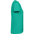 Jade Green - Side - Roly Womens-Ladies Estoril Short-Sleeved T-Shirt