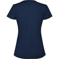 Navy Blue - Back - Roly Womens-Ladies Estoril Short-Sleeved T-Shirt