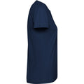 Navy Blue - Side - Roly Womens-Ladies Estoril Short-Sleeved T-Shirt