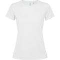 White - Front - Roly Womens-Ladies Estoril Short-Sleeved T-Shirt