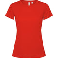 Red - Front - Roly Womens-Ladies Estoril Short-Sleeved T-Shirt