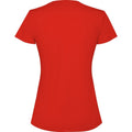 Red - Back - Roly Womens-Ladies Estoril Short-Sleeved T-Shirt