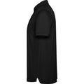 Solid Black - Lifestyle - Roly Mens Tormo Short-Sleeved Polo Shirt