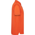 Fire Orange - Side - Roly Mens Tormo Short-Sleeved Polo Shirt