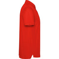 Red - Side - Roly Mens Tormo Short-Sleeved Polo Shirt