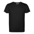 Solid Black - Front - Roly Mens Estoril Short-Sleeved T-Shirt
