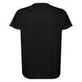 Solid Black - Back - Roly Mens Estoril Short-Sleeved T-Shirt
