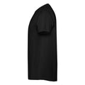 Solid Black - Side - Roly Mens Estoril Short-Sleeved T-Shirt