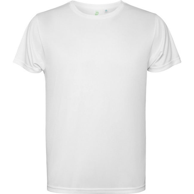 White - Front - Roly Childrens-Kids Estoril Short-Sleeved T-Shirt