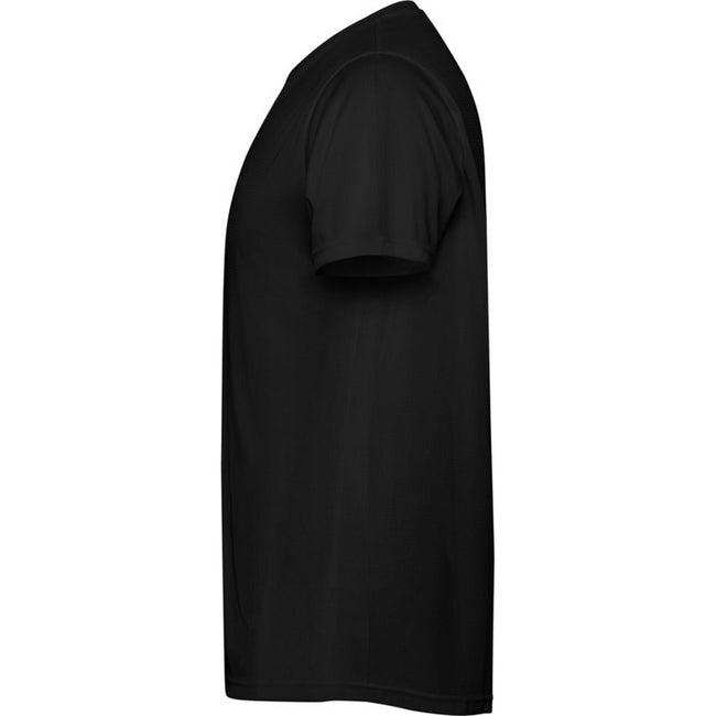 Solid Black - Lifestyle - Roly Childrens-Kids Estoril Short-Sleeved T-Shirt