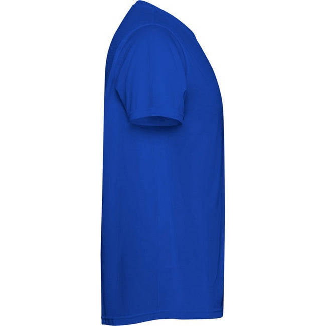 Royal Blue - Side - Roly Childrens-Kids Estoril Short-Sleeved T-Shirt