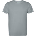 Grey - Front - Roly Childrens-Kids Estoril Short-Sleeved T-Shirt