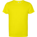 Fluorescent Yellow - Front - Roly Childrens-Kids Estoril Short-Sleeved T-Shirt