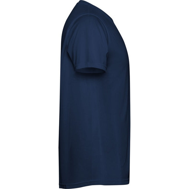 Navy Blue - Side - Roly Childrens-Kids Estoril Short-Sleeved T-Shirt