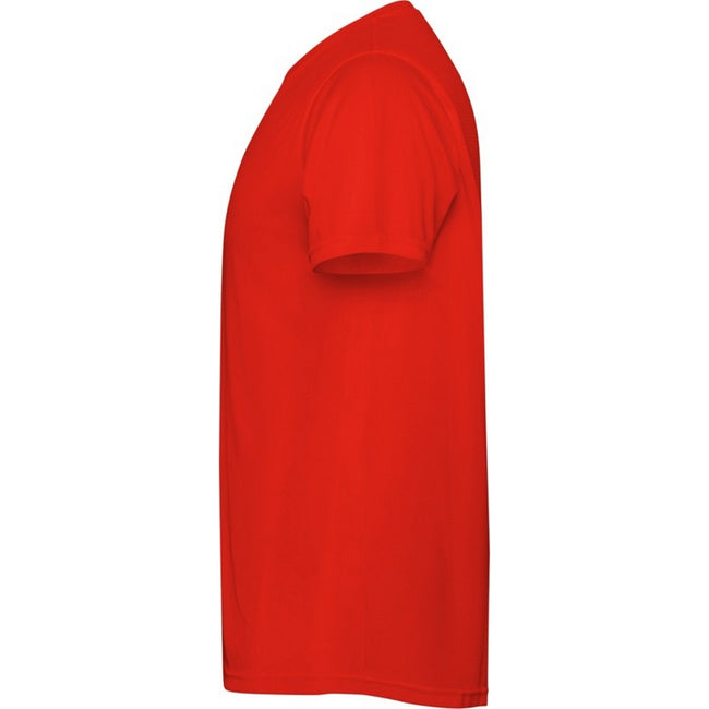 Red - Lifestyle - Roly Childrens-Kids Estoril Short-Sleeved T-Shirt