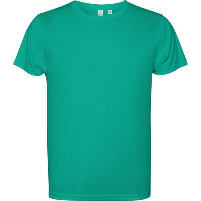 Jade Green - Front - Roly Childrens-Kids Estoril Short-Sleeved T-Shirt