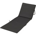 Solid Black - Front - Floso Serene Beach Lounger