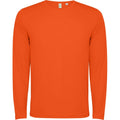 Fire Orange - Front - Roly Unisex Adult Estoril Long-Sleeved T-Shirt