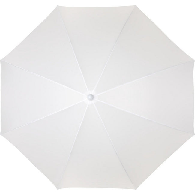 White - Back - Floso Zenith Beach Stick Umbrella