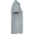 Grey - Side - Roly Womens-Ladies Tormo Short-Sleeved Polo Shirt