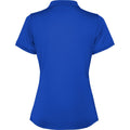 Royal Blue - Back - Roly Womens-Ladies Tormo Short-Sleeved Polo Shirt