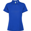 Royal Blue - Front - Roly Womens-Ladies Tormo Short-Sleeved Polo Shirt