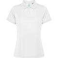 White - Front - Roly Womens-Ladies Tormo Short-Sleeved Polo Shirt