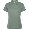 Laurel Green - Front - Roly Womens-Ladies Tormo Short-Sleeved Polo Shirt
