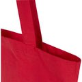 Red - Lifestyle - Floso Madras Recycled Cotton 7L Tote Bag