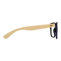 Blue-Natural - Side - Floso Unisex Adult Hue Bamboo Sunglasses