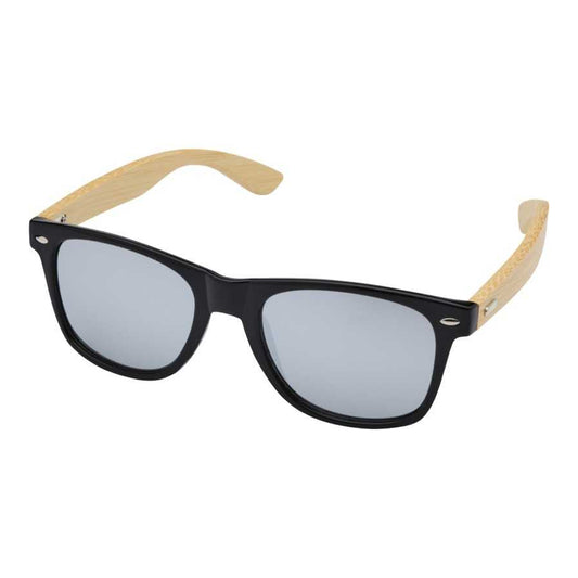 Silver - Front - Floso Unisex Adult Hue Bamboo Sunglasses