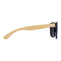 Silver - Side - Floso Unisex Adult Hue Bamboo Sunglasses