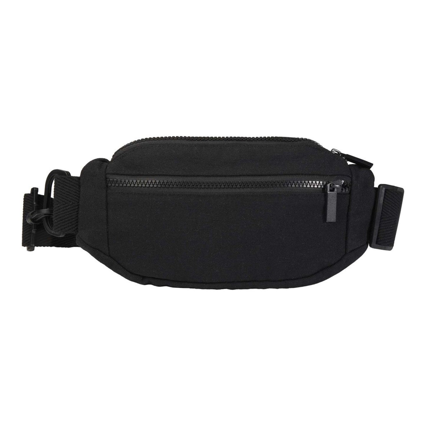 Solid Black - Side - Floso Aware Recycled Crossbody Bag