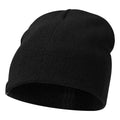 Solid Black - Front - Elevate Unisex Adult Izu Beanie