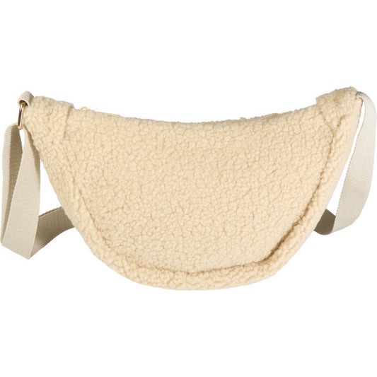 Natural - Front - Floso Bear Sherpa Recycled 3L Crossbody Bag