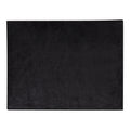Solid Black - Side - Floso Ashen Sherpa Recycled Blanket
