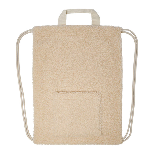 Natural - Lifestyle - Floso Bear Sherpa 9L Drawstring Bag