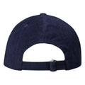 Navy - Back - Elevate NXT 6 Panel Corduroy Baseball Cap