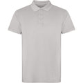 Grey - Front - Roly Unisex Adult Cobain Short-Sleeved Polo Shirt