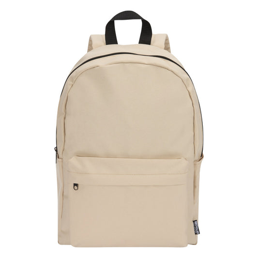 Oatmeal - Front - Floso Byron Laptop Backpack