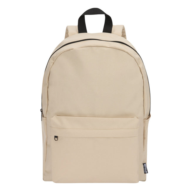 Oatmeal - Front - Floso Byron Laptop Backpack