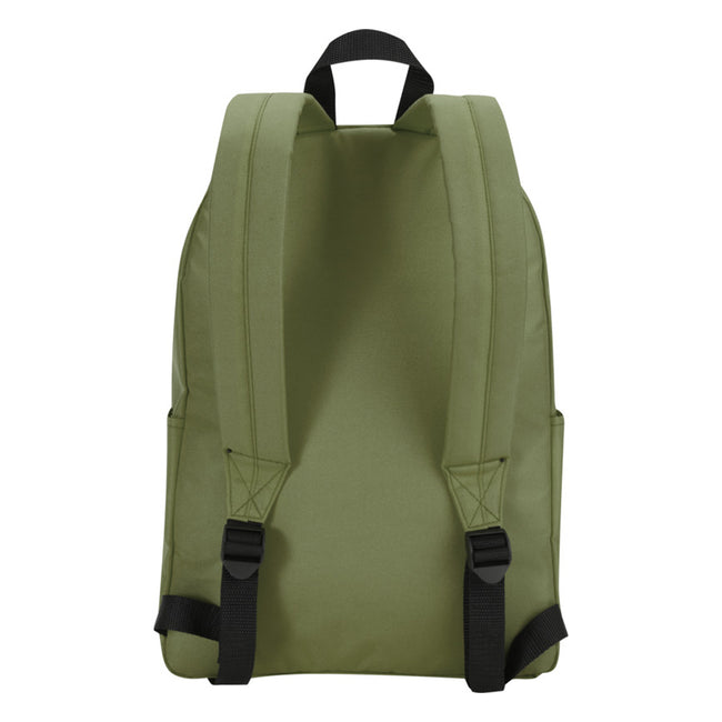 Olive - Back - Floso Byron Laptop Backpack