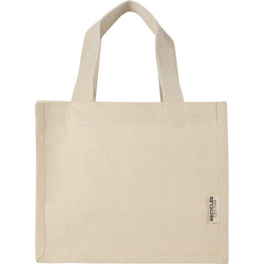 Natural - Front - Floso Odessa Mini Recycled Cotton 9L Tote Bag