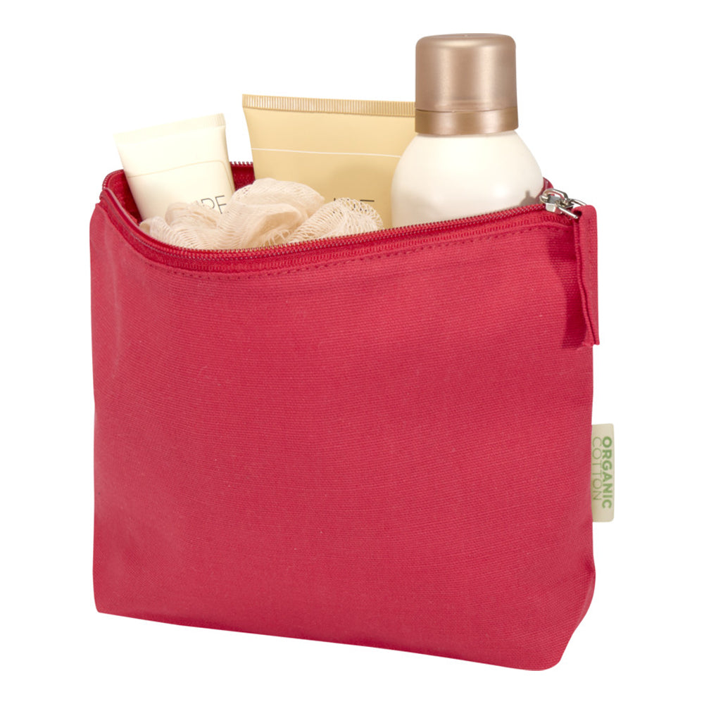 Red - Side - Floso Odisha Organic 1L Toiletry Bag