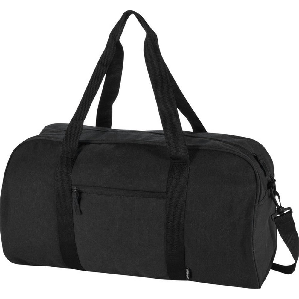 Black - Lifestyle - Floso Recycled Canvas 40L Duffle Bag