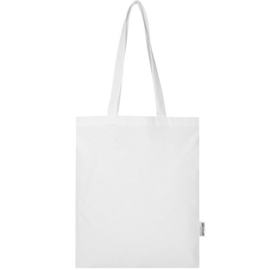White - Front - Floso Peru Recycled Cotton 7L Tote Bag
